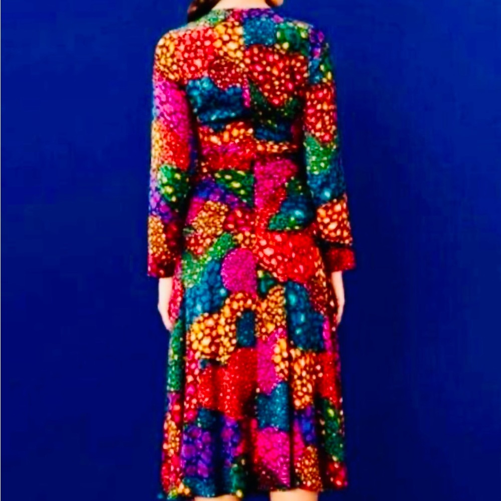 FARM RIO Rainbow Hearts Midi Dress!